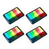 PET Fluorescent Color Plastic Sticky Notes 200pcs total USD50 Free shipping