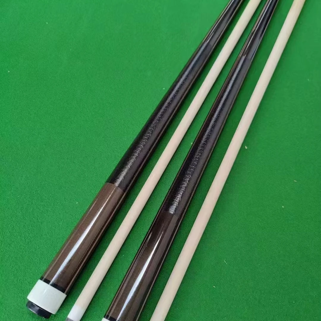 New Economic Good Price Solid Colors Billiard 57 Inch Center Joint Wood Pool Cue 1/2-PC Sticks on Sale