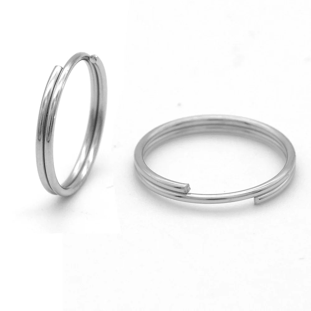 

Pandahall 100 Pieces 15mm Stainless Steel Split Rings, Stainless steel color