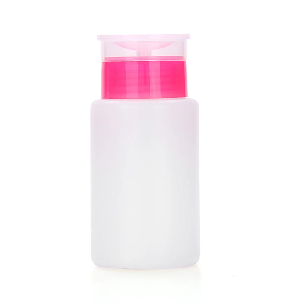

COSCELIA Plastic Matte Translucent Pump Dispenser Nail Cleaning Tools PP Nail Polish Remove Bottle With Pump Empty