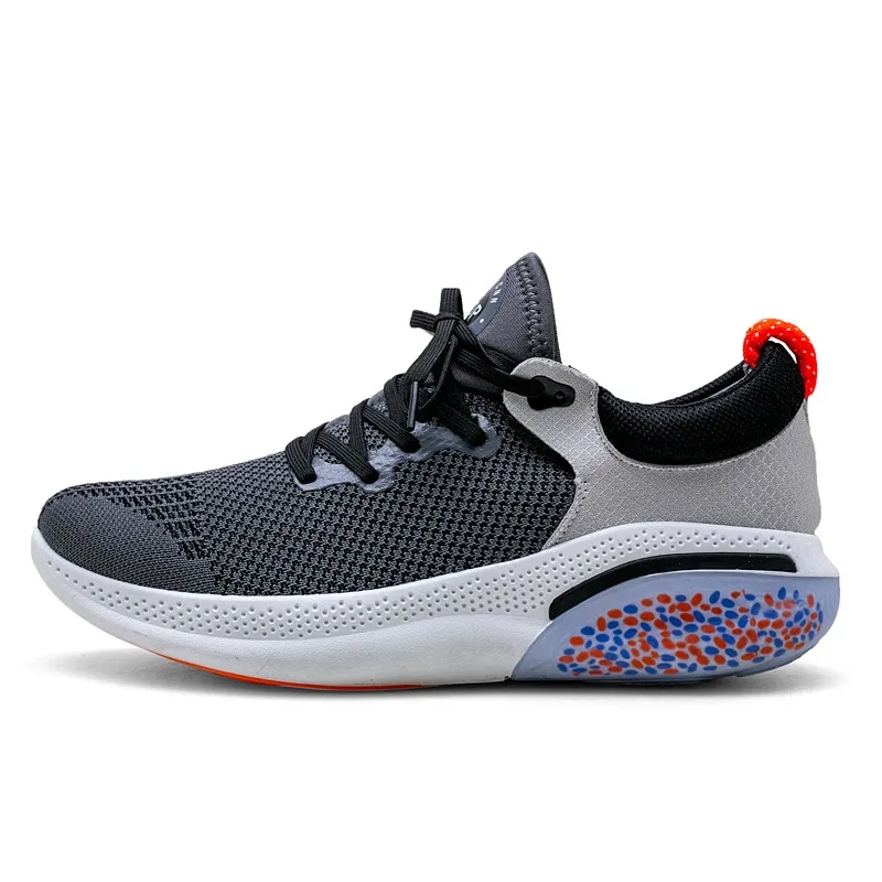 

Lightweight fly-woven breathable custom sneakers JOYRIDE RUN cushioning running shoes men, Black