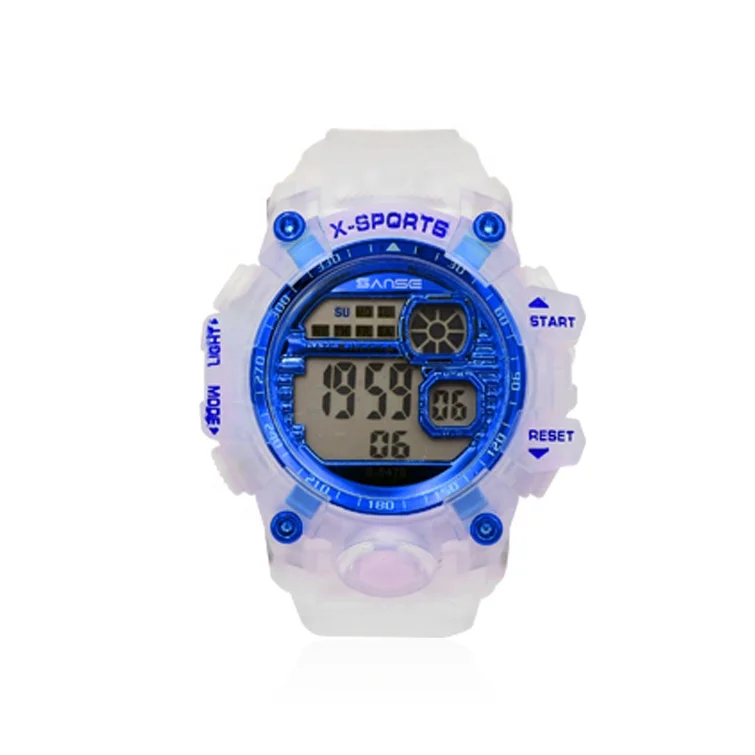 

China Manufacturer Brand Watch Sanse S-647T Multifunctional Digital Sport Watch for Women, 10 colors