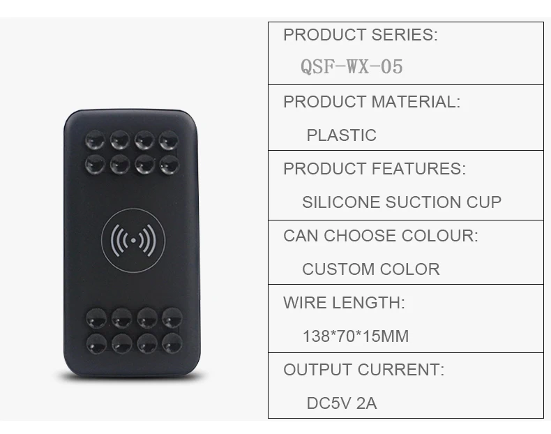 Full capacity with sucker two output 10000mAh wireless charger power bank - ANKUX.COM
