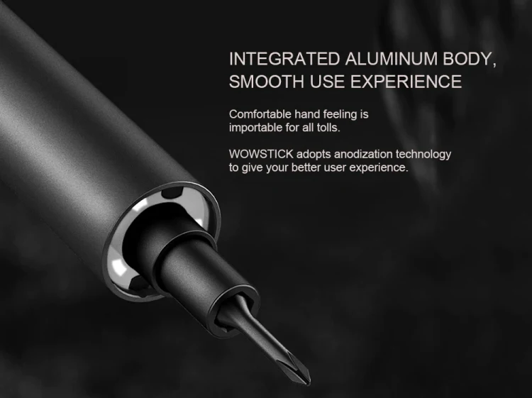 Details about   Xiaomi WowStick 1F Pro Electric Screwdriver Mini Alloy Body 3 LED Lithium 