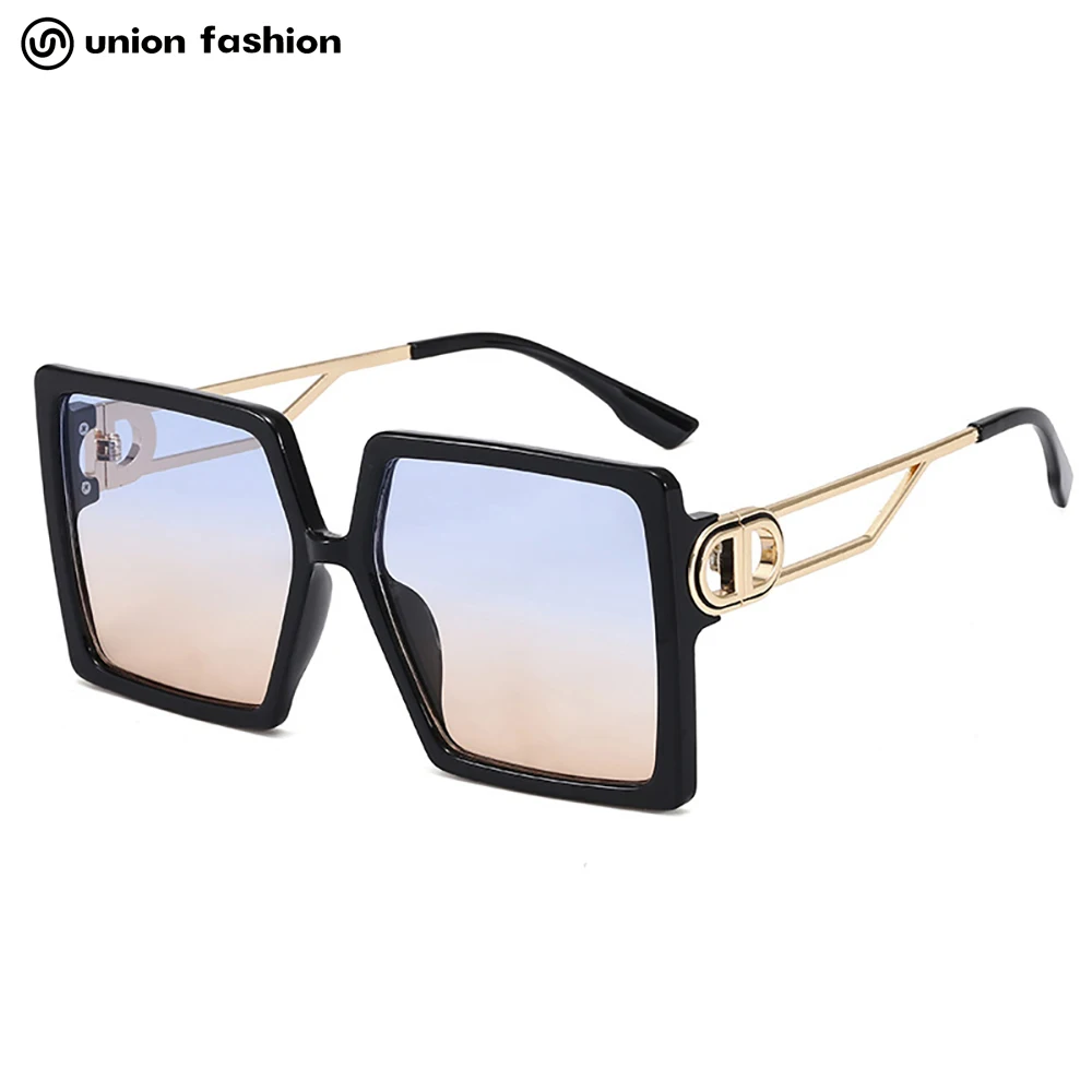 

Classic Luxury Eyes Glass Women Men Square Sunglasses Oversized Big Sun Glasses, 8 colors
