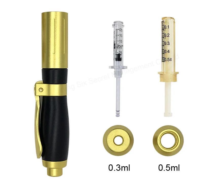 No Needle Air Pressure Injector Hyaluronic Acid Pen for Lips Filling
