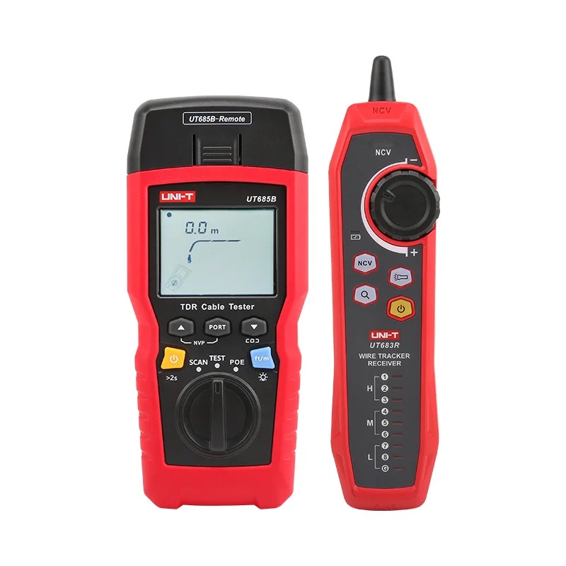 

UNI-T UT685B KIT TDR Cable Tester Find Cable Detect Cable Length Line Sequence POE RJ11 RJ45