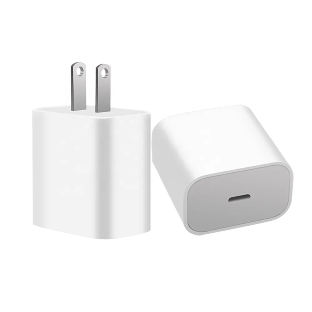 

2020 Hot Sell USB C Charger Adapter Charger 18W PD Fast Charger for Phones, White