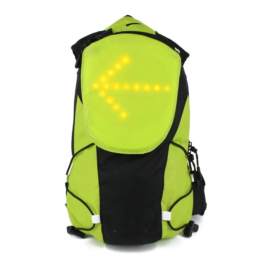 Superbsail Bicycle Bag Sport Backpack 15L LED Turn Signal Light Remote Control Safety Bag Outdoor Hiking Climbing Backpack factory