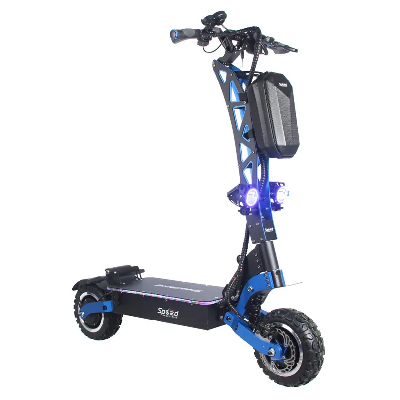 

Fastest 72V foldable dual motor 7000W electric scooter for adults