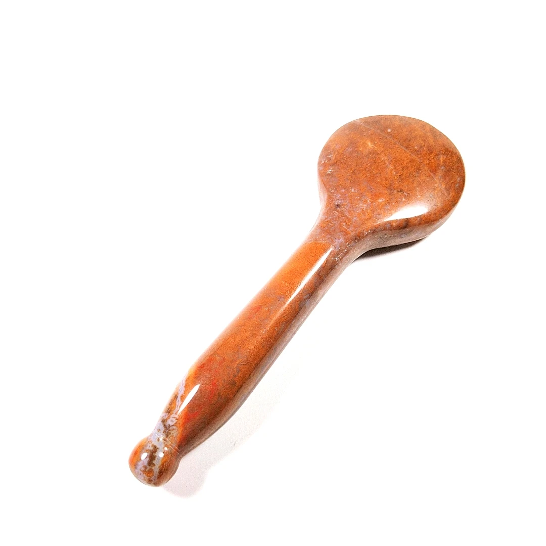 

2021 new arrival spoon jade guasha massage stone tools china traditional