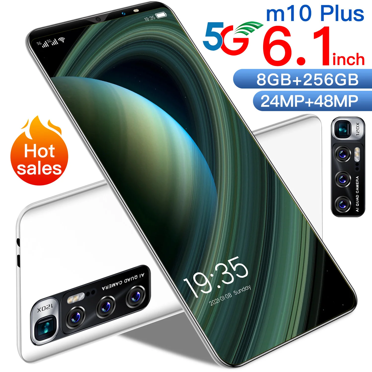 

Global version m10 plus 12GB RAM 512GB ROM Mobile phone 32MP HD camera smartphone 4800mAh m10 plus Android phone, Black. blue. gold.white