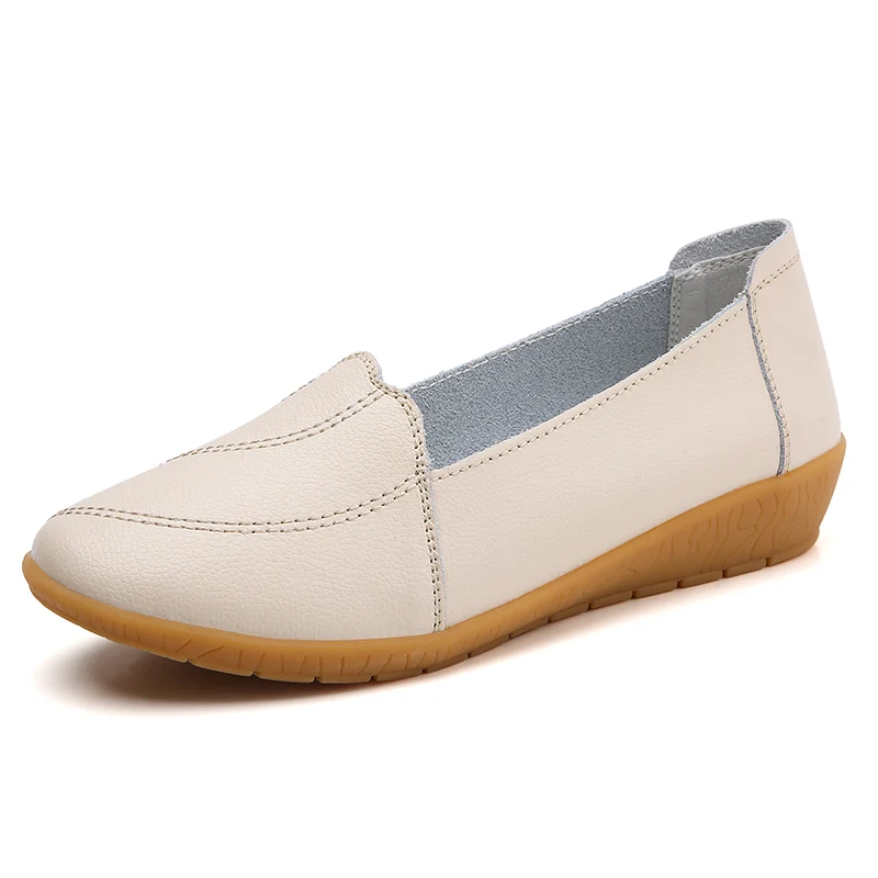 

Lady leather diamond flat shoes ledies shoes flat