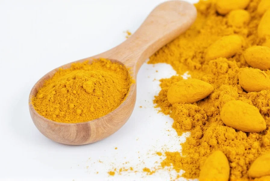 Turmeric golden milk in mug with cinnamon stick