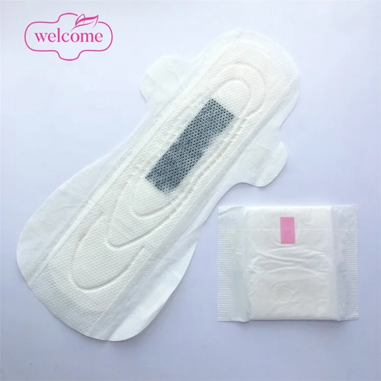 

OEM Hypoallergenic Me Time Lady Black Anion Herbal Sanitary Pad, White,yellow,pink