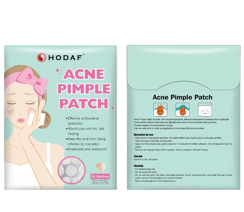 

HODAF manufacturer OEM disposable skin care hydrocolloid acne care healing patch acne patch