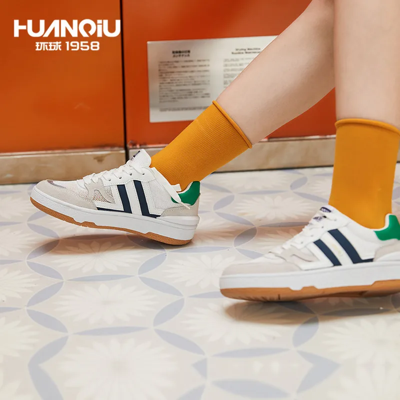 

HA125 HUANQIU Anti Slippery Fashion Casual Shoes Style Sneakers for Ladies, Picture color