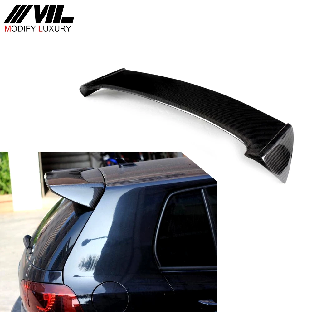 Car Carbon Fiber Boot Lip Golf6 Rear Spoiler For Vw Golf 6 Gti Mk6 Buy Rear Boot Lip For Golf