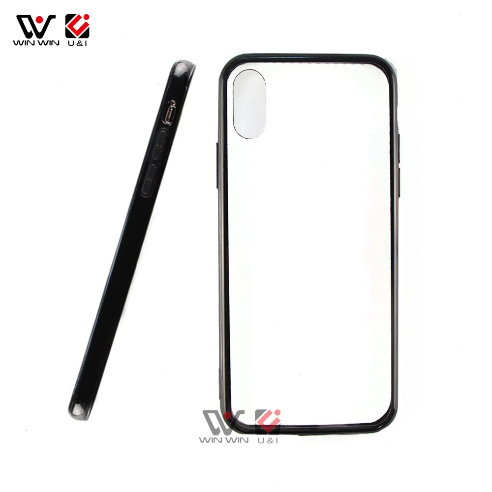 

2020 New Hot Sale TPU Frame+Acrylic Cell Phone Case For iPhone 6.1inch 5.8 inch TPU Case, Clear