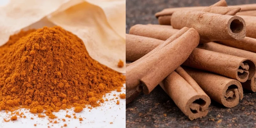 Infographic warning about coumarin content in Cassia cinnamon