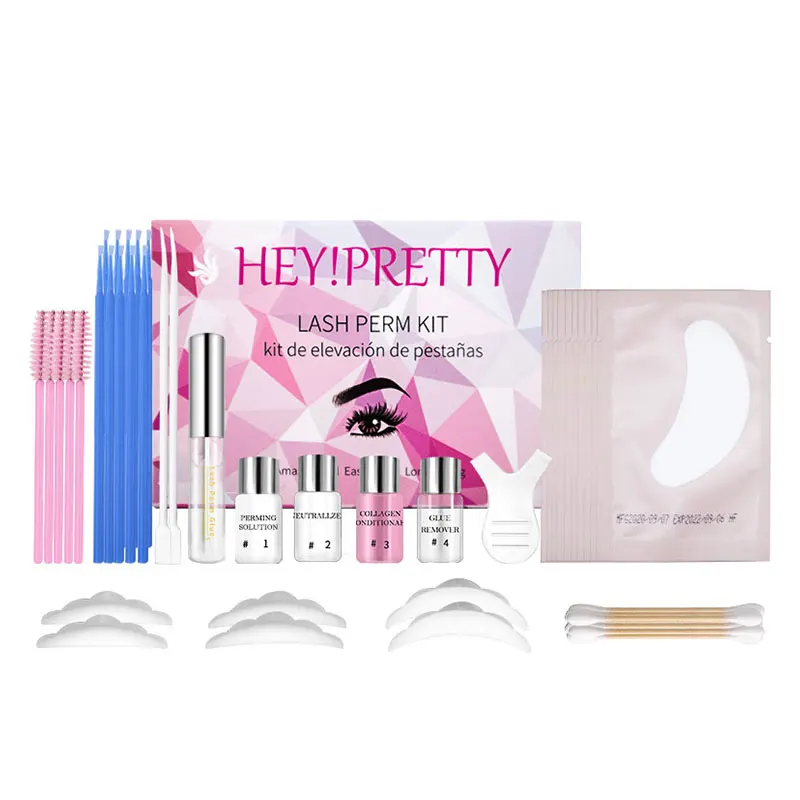 

OEM/ODM eyelash perm kit full eyelash lift kit Long Lasting Lash Lift Glue, Silver