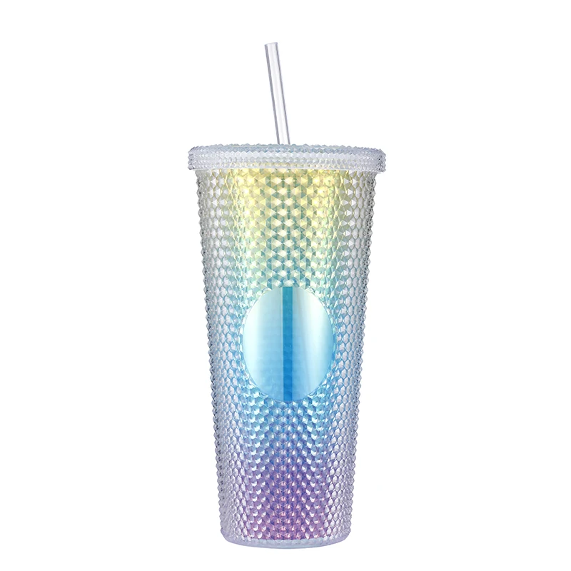 

Summer Trend Luxury Wholesale BPA FREE 16oz 24oz Beach Party Color Changing Tritan Cup Black Plastic Cups With Straw And Lid