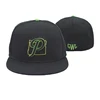 Custom 3d embroidery stretch fit snapback/flexfit snapback cap/full size back snap back cap