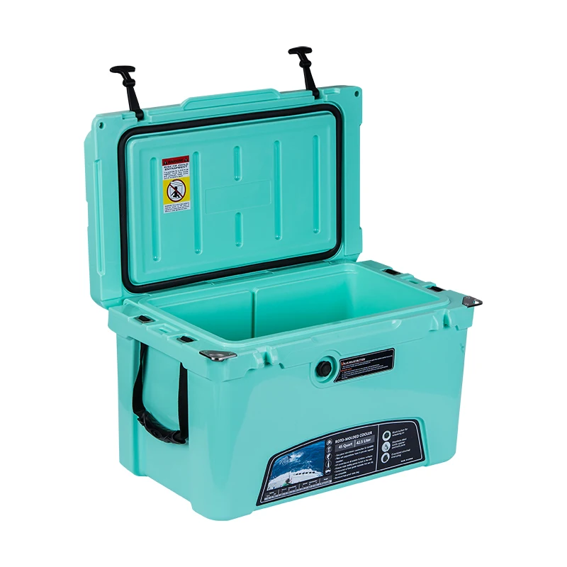 

45QT custom camping rotomolded plastic cooler box ice chest cooler for BBQ, Customized colors