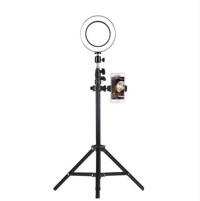 

Light stand REKaf extendable 2 sections cellphone tripod stand, Black