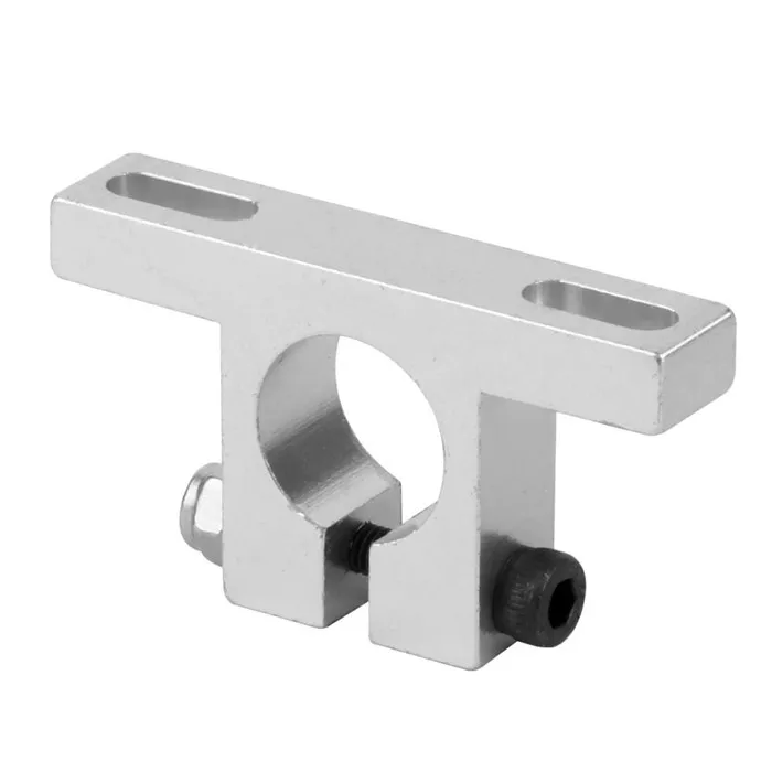Aluminium Tubing Pipe Clamp Mounting Bracket Part With Cnc Drilled