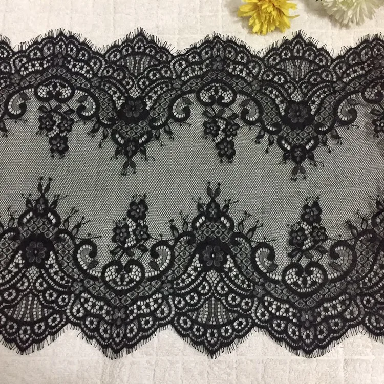 

Hechun factory make durable nylon elastic lace trim for underwear