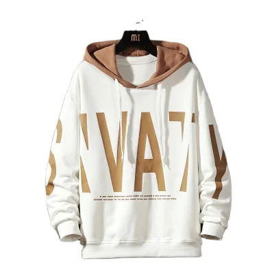 

Amazon Hot Sale Men Sweater Hooded Men Jacket Hoodie Letter Print Plus Size Sweaters