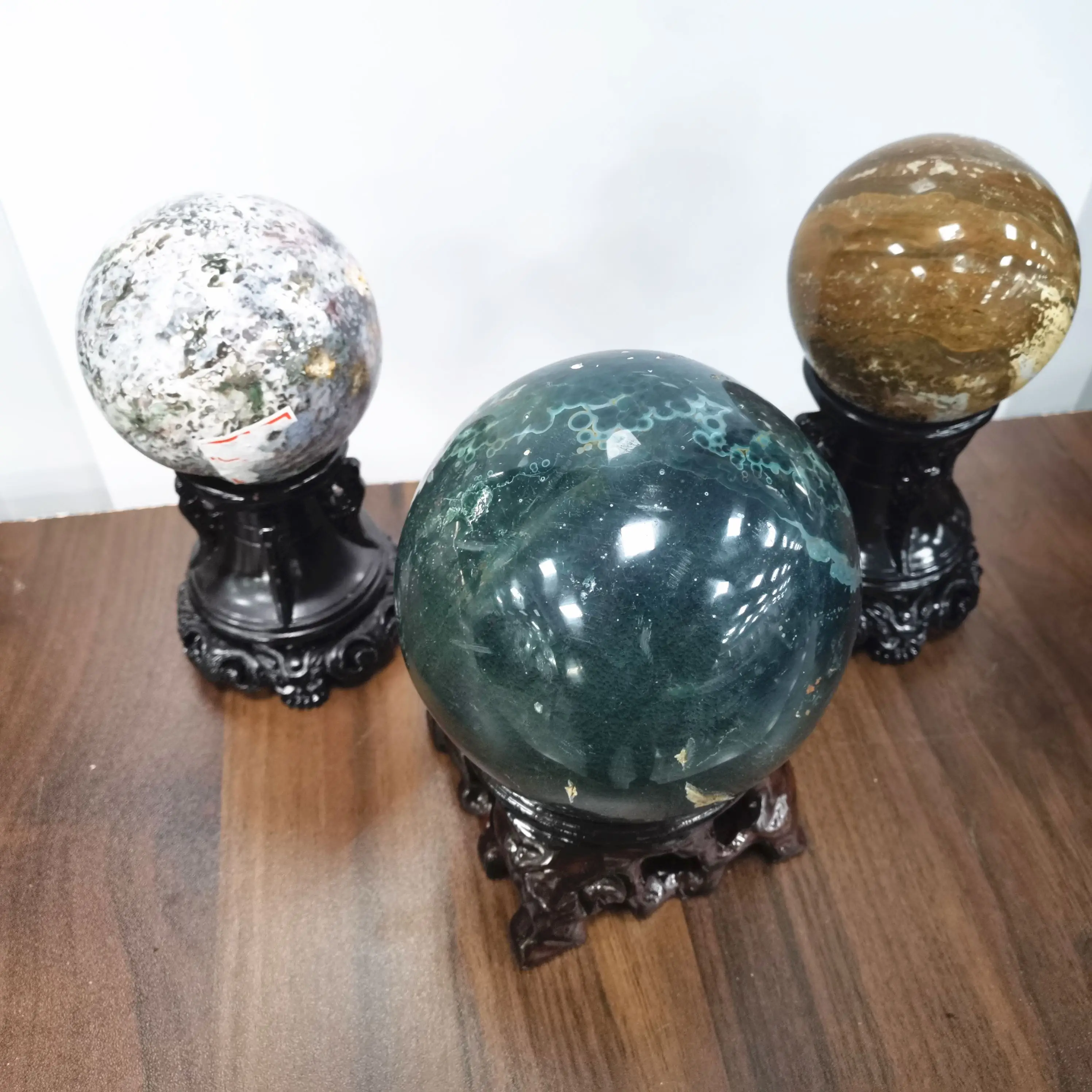 buy 海洋碧玉石英水晶球,批发水晶球,水晶球出售 product on