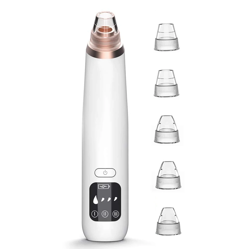 

AMEIZII Beauty Equipment Vacuum Blackhead Remover Facial Pore Cleaner Black Head Remover Pimple Acne Patch Cremas Para Acne, White