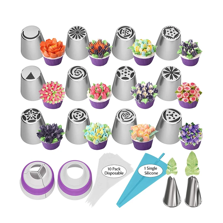 

27pcs baking tools cake decorating set for Cupcake Cookies Birthday Party, Can be customization