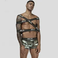 

Men's Briefs Sexy Underwear String Men's Gay Mens Bikini Anti-hemming Pants Men Sex Boxers