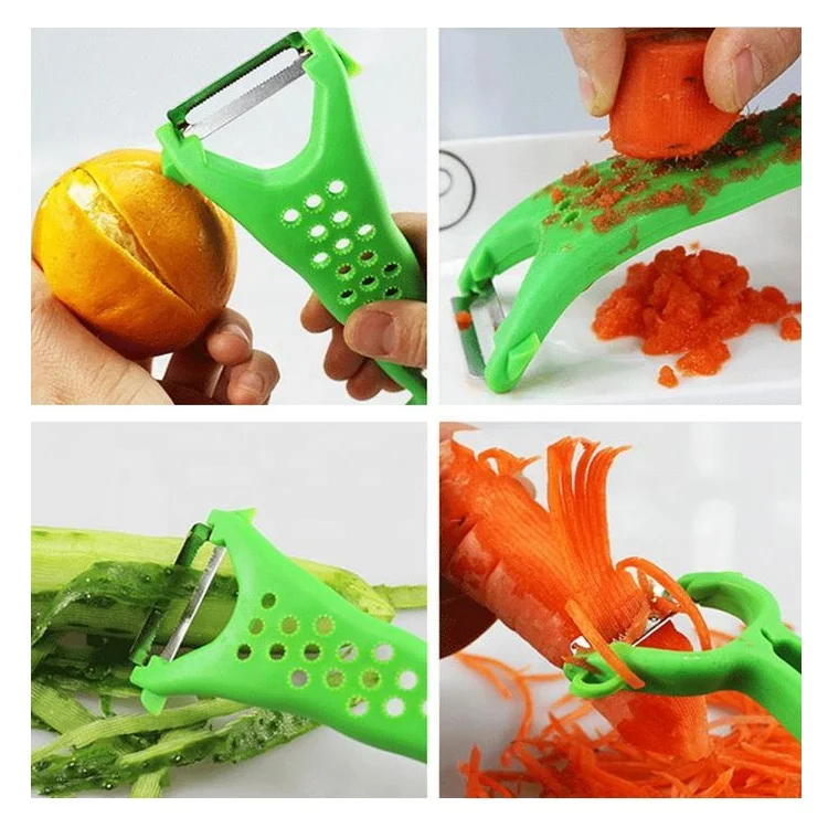 Vegetable Fruit Peeler Julienne Cutter Slicer Peel Kitchen Tools Gadget 