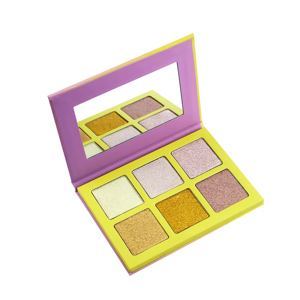 

Oem Pressed Powder Make Your Own Brand Make Up Highlighters Makeup 6 Color Highlighter Palette