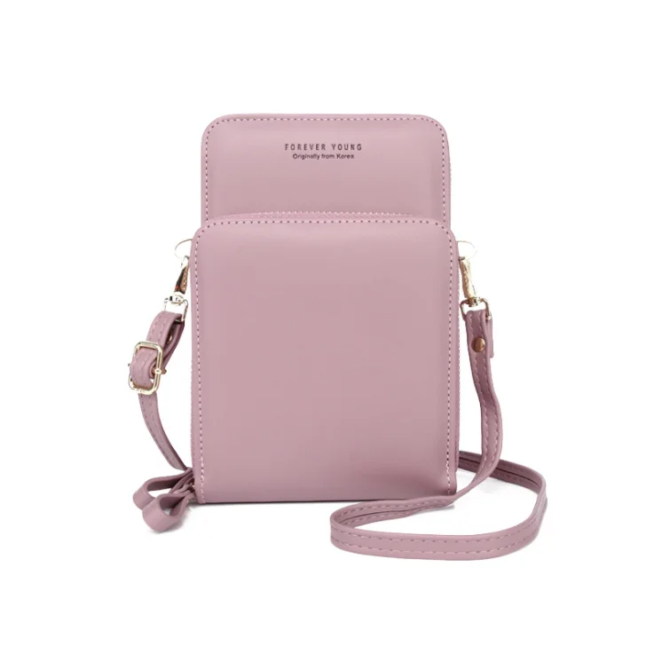 

solid color pattern type sweet mini girl sling bags bike shoulder phone bag, As pics