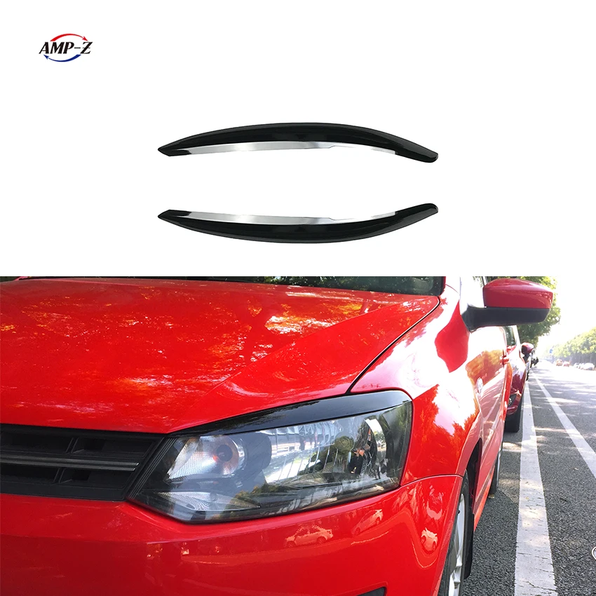 

Body Kits for Volkswagen For VW Polo MK5 2011-2017 Car Headlight Eyebrow Eyelids Sticker Cover Trim Accessories Car Styling