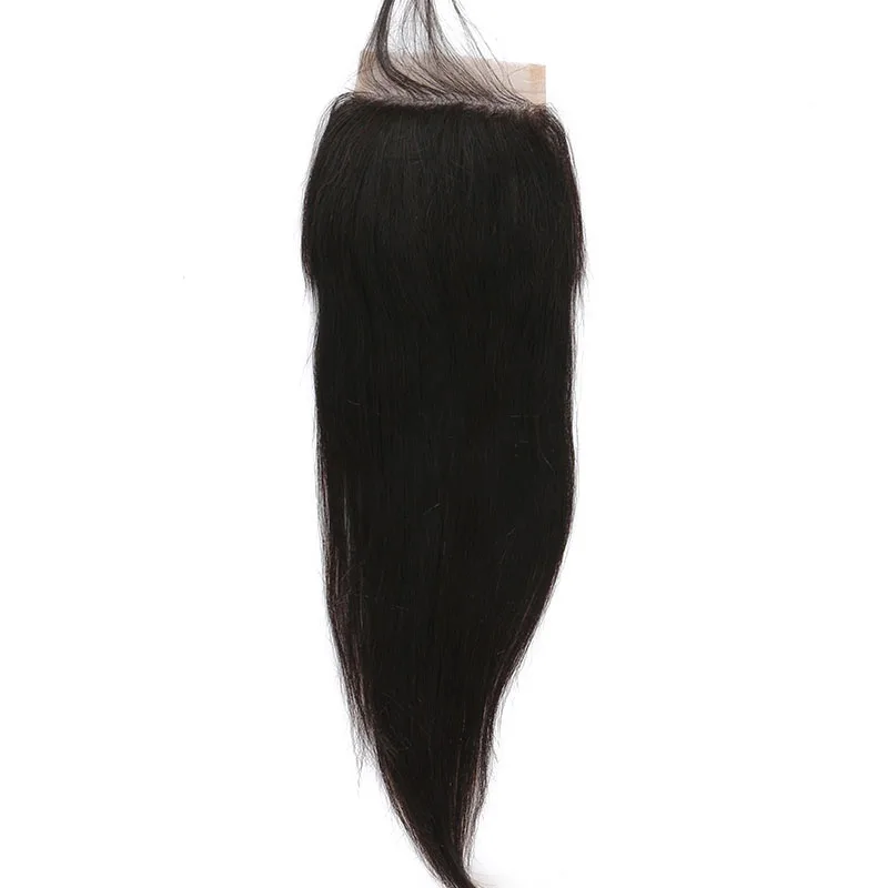 

Wholesale 5*5 Yaki Straight Human Hair Lace Closure Popular Design Transparent Hd Lace Closure