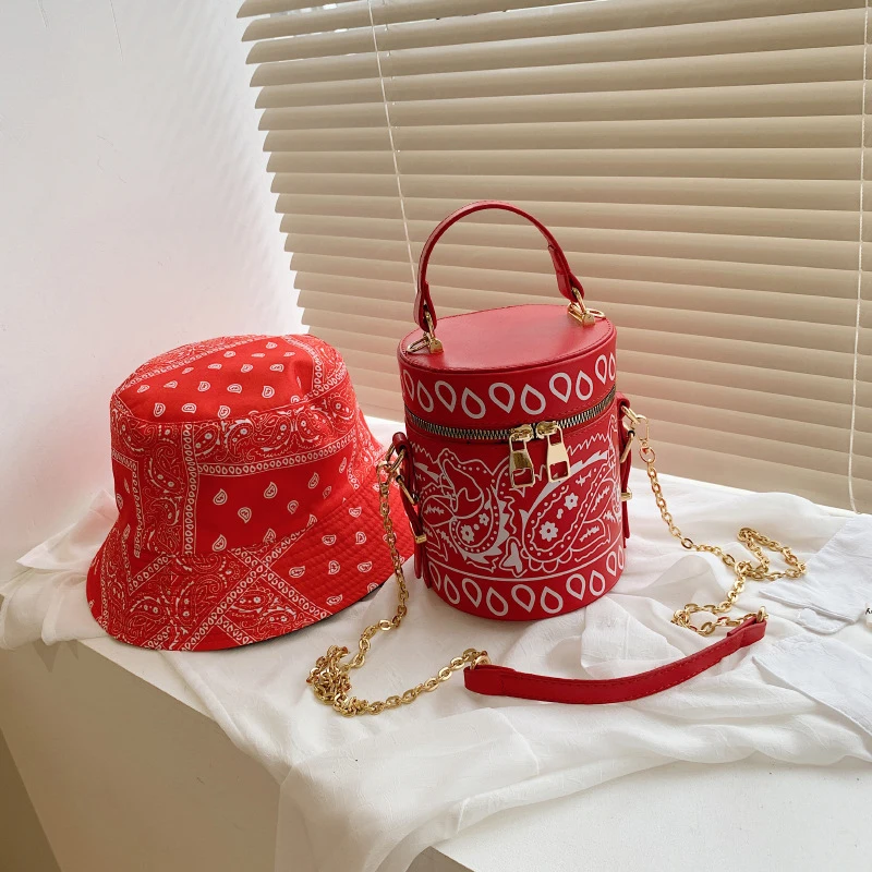 

BB70 Fashion Bandana Sleevess Vest And Handbag Set New Arrivals Purse And Camisole Set, As picture or custom