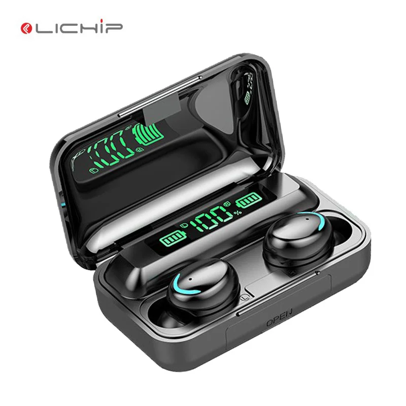 

LICHIP L450-C1 free sample free shipping new arrival ear headphone free shiping items tws free sample products in india ongkir, Black, white