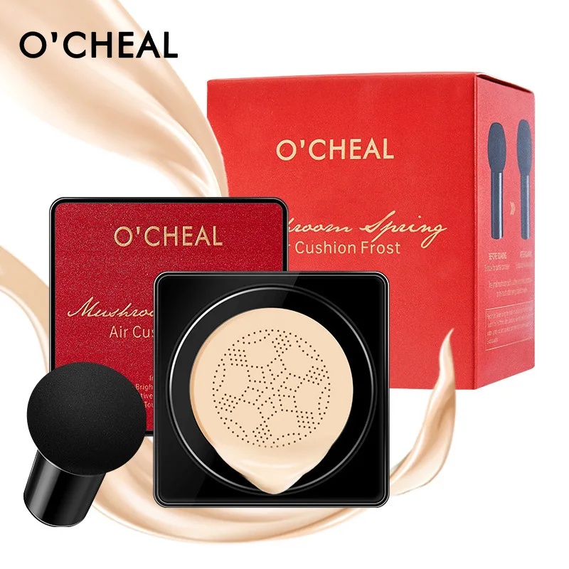 

Chinese Red Air Cushion BB Frost Powder waterproof concealer calm makeup and oil controlling liquid foundation