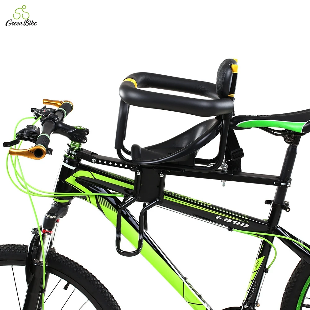 

quick release universal Comfortable Good quality Bicycle Baby safety front seat for Kids safety chair mounted child bike seat, Black