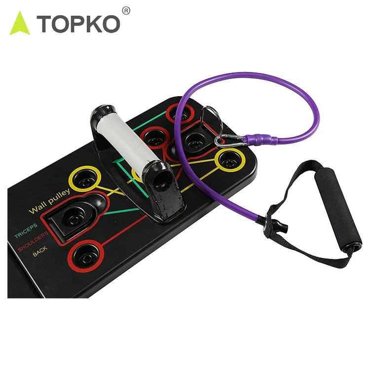 
TOPKO wholesale Hot selling fitness gym adjustable strength training multifunctional push up board 