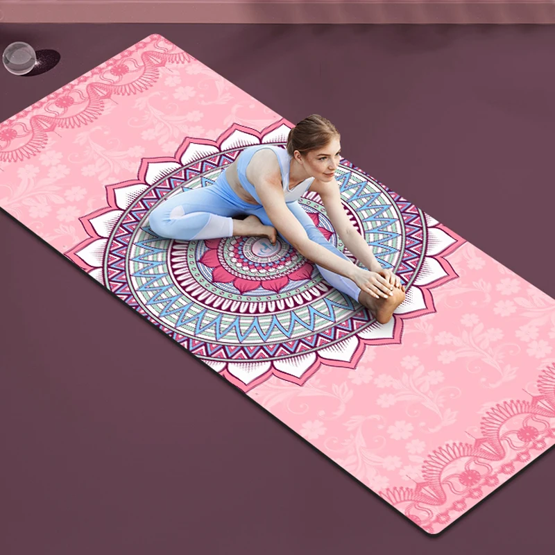 

2022 Newest Yoga Mat TPE Esterilla Nonslip Ejercicio Floor Silicone trainingMat For Sport Fitness Epais Absorb Sweat Breathable, 6 colors