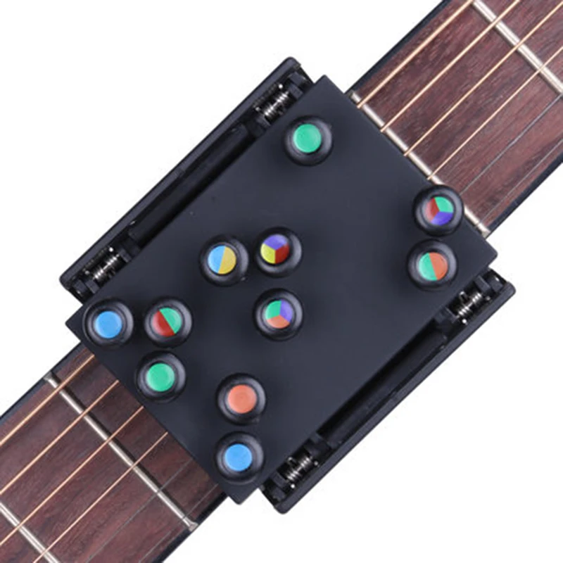 

Guitar Chord Trainer Practice Tool Chords Folk Guitar Finger Teaching Aid Learning Training for Beginners Guitar Accessories