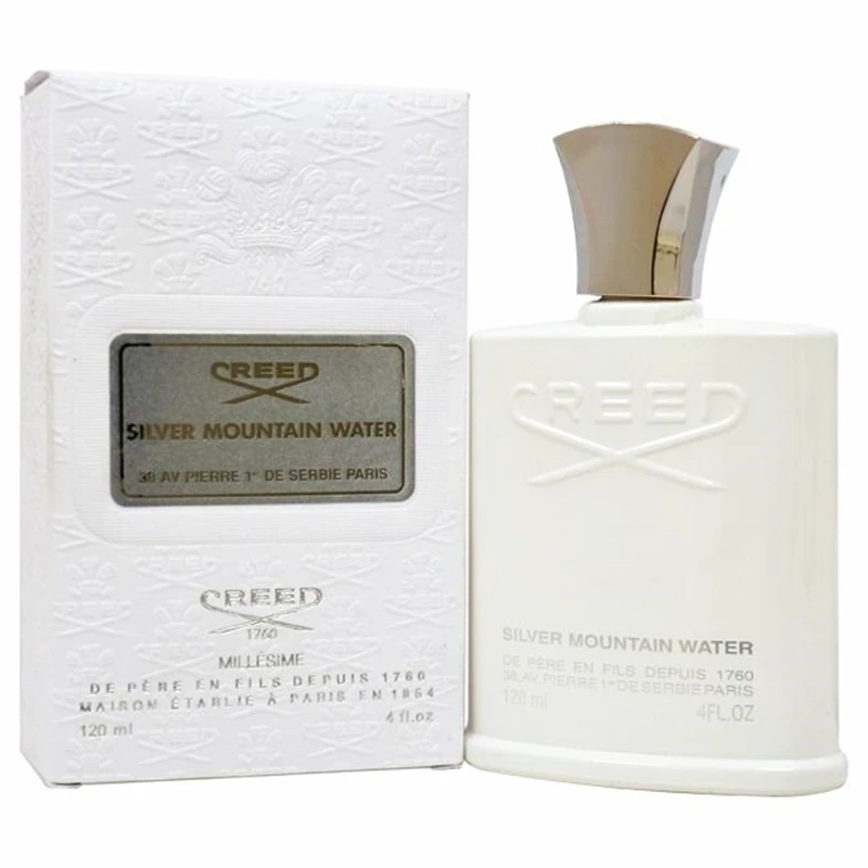 

Men perfume 120ml CREED Silver Mountain Water Long time lasting smell fragrance Body spray original cologne for men