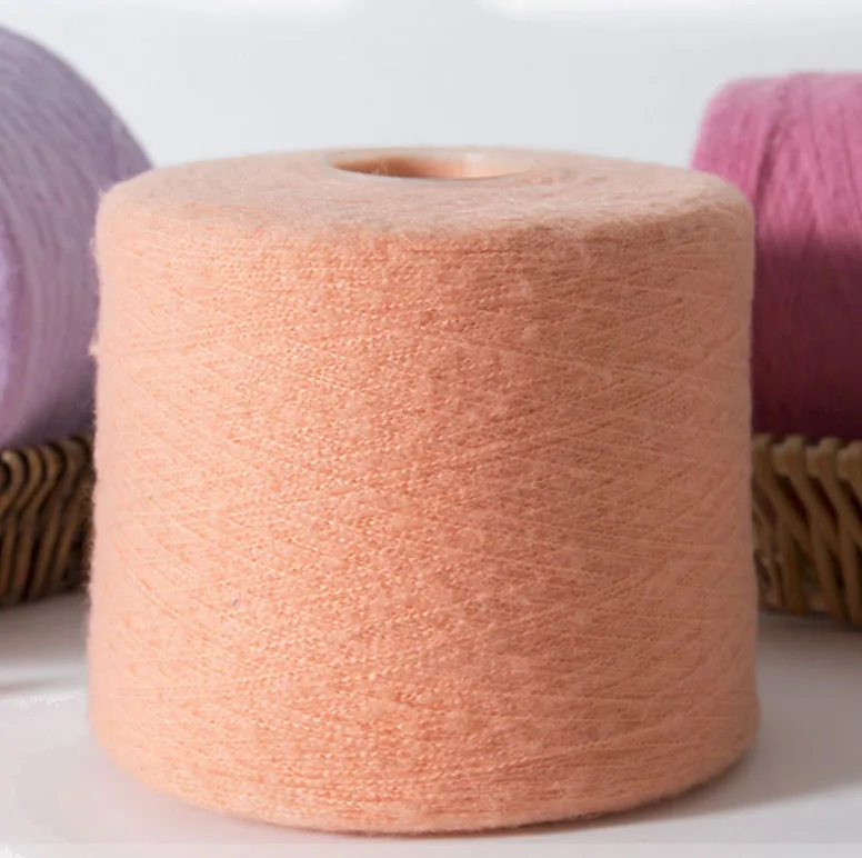 

multicolored anti-pilling very soft 1/10 Nm 100% pure spun kntiing fancy yarn polyester yarn